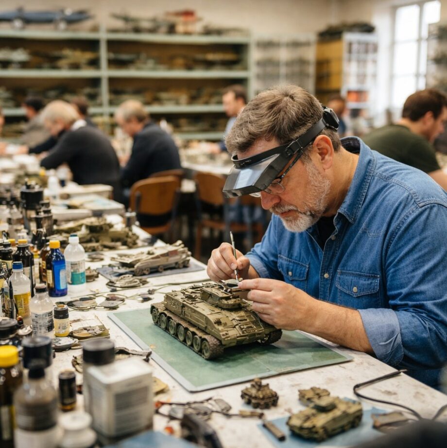 L&rsquo;univers miniature des passionnés de modélisme plastique en France